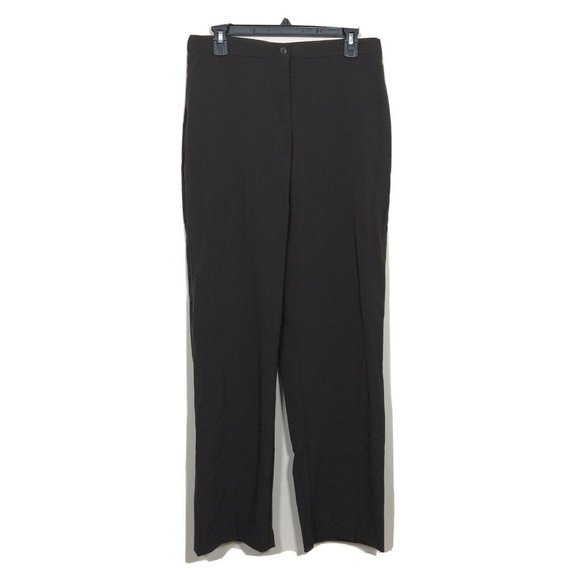 dressbarn Pants - Dressbarn Size 12T Brown Flat Front Dress Pants